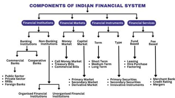 What is the structure of the financial system