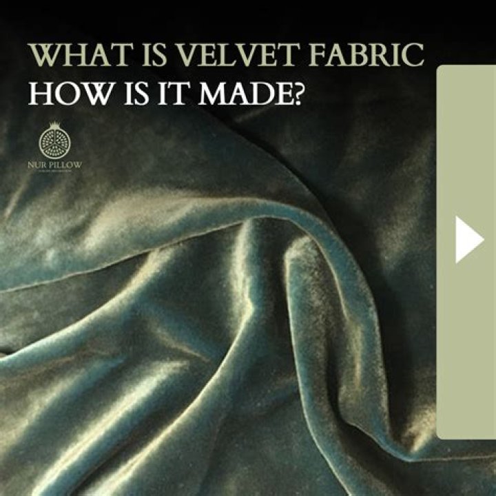 What is velvet material made from