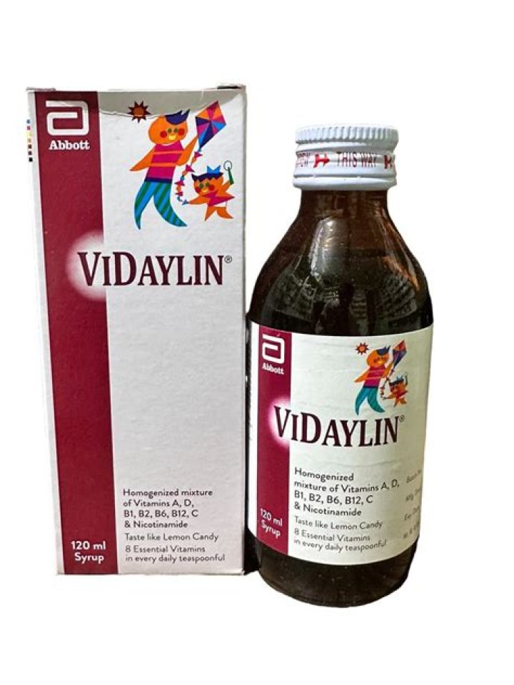 What is Vidaylin syrup used for?