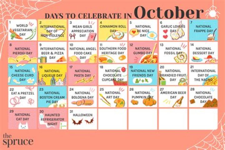 What national food days are in October