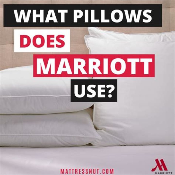 what pillows does marriott use