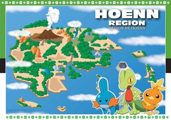 What Pokemon game is hoenn region in?