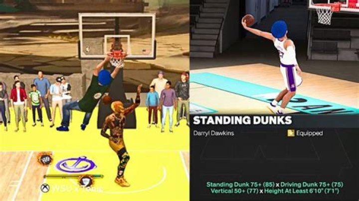 What standing dunk do you need to dunk?