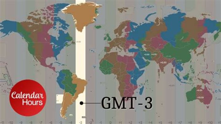 What time zone is 3 hours behind GMT?