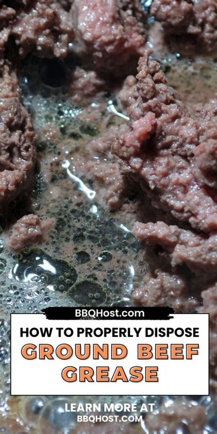 what to do with ground beef grease