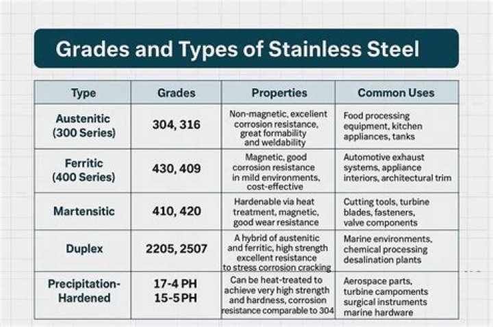 What type of steel is Grade 8?
