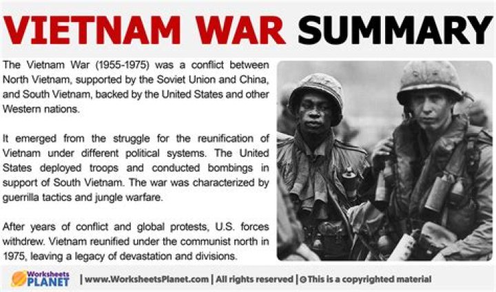 What was the Vietnam War about short summary?