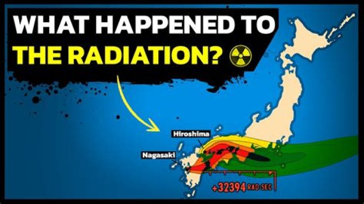 What were the three stages of radiation sickness in Hiroshima