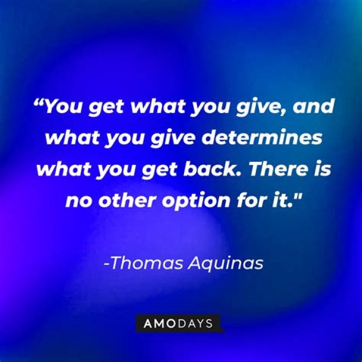 What You Get What You Give quote?