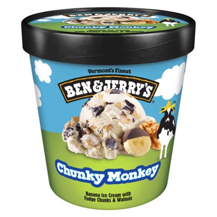whats in chunky monkey ice cream