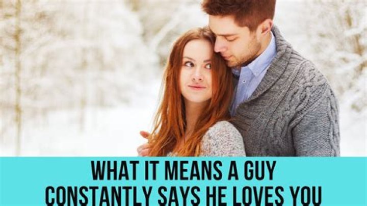 When a guy says your name a lot in conversation?