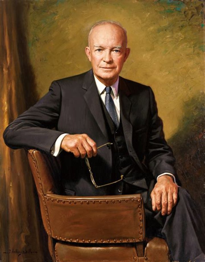 When and where did Dwight Eisenhower die?