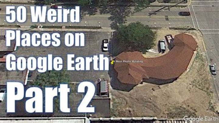 Where are the weird things on Google Earth?