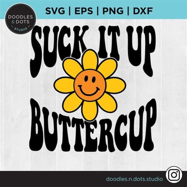 Where did the phrase suck it up buttercup?