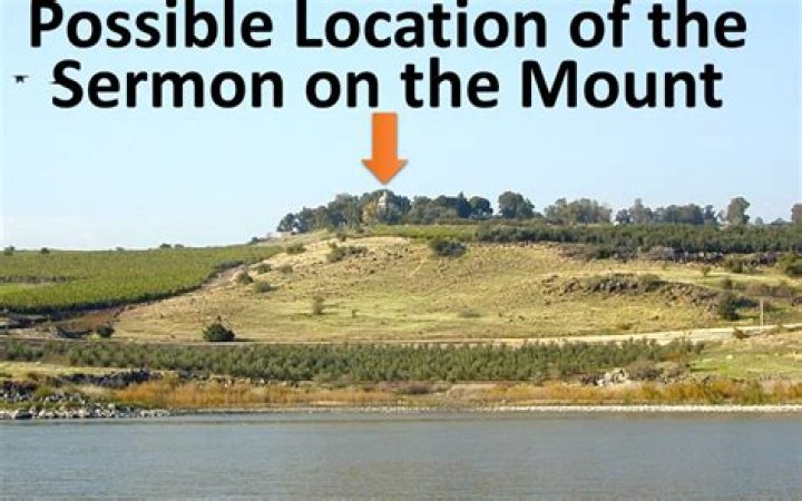 where did the sermon on the mount take place