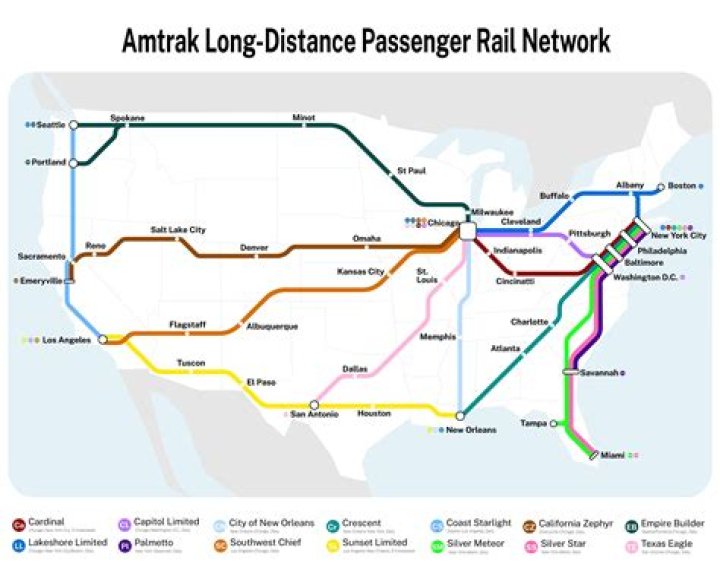 Where does Amtrak go from Oakland