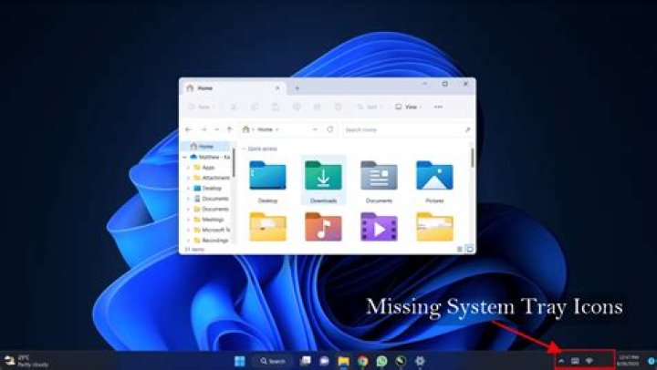 Where is system tray icon?