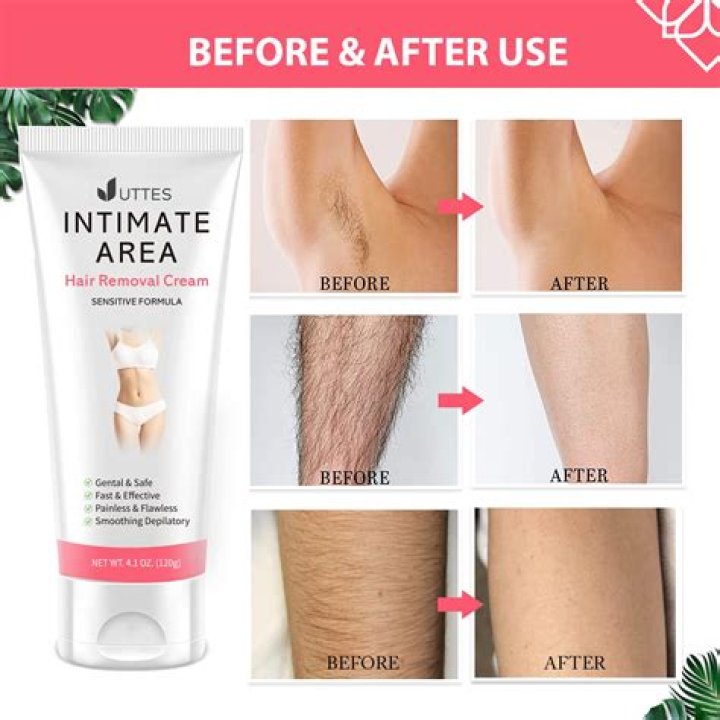 Where should you not use hair removal cream