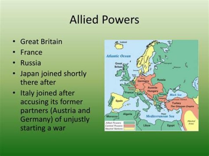 which countries made up the allied powers