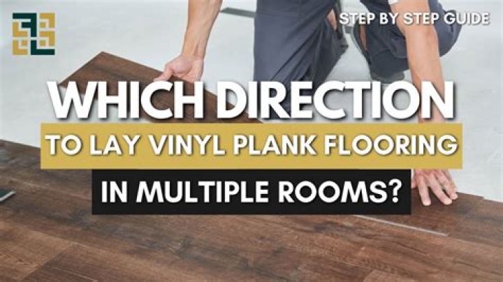 Which direction is the best way to lay laminate flooring