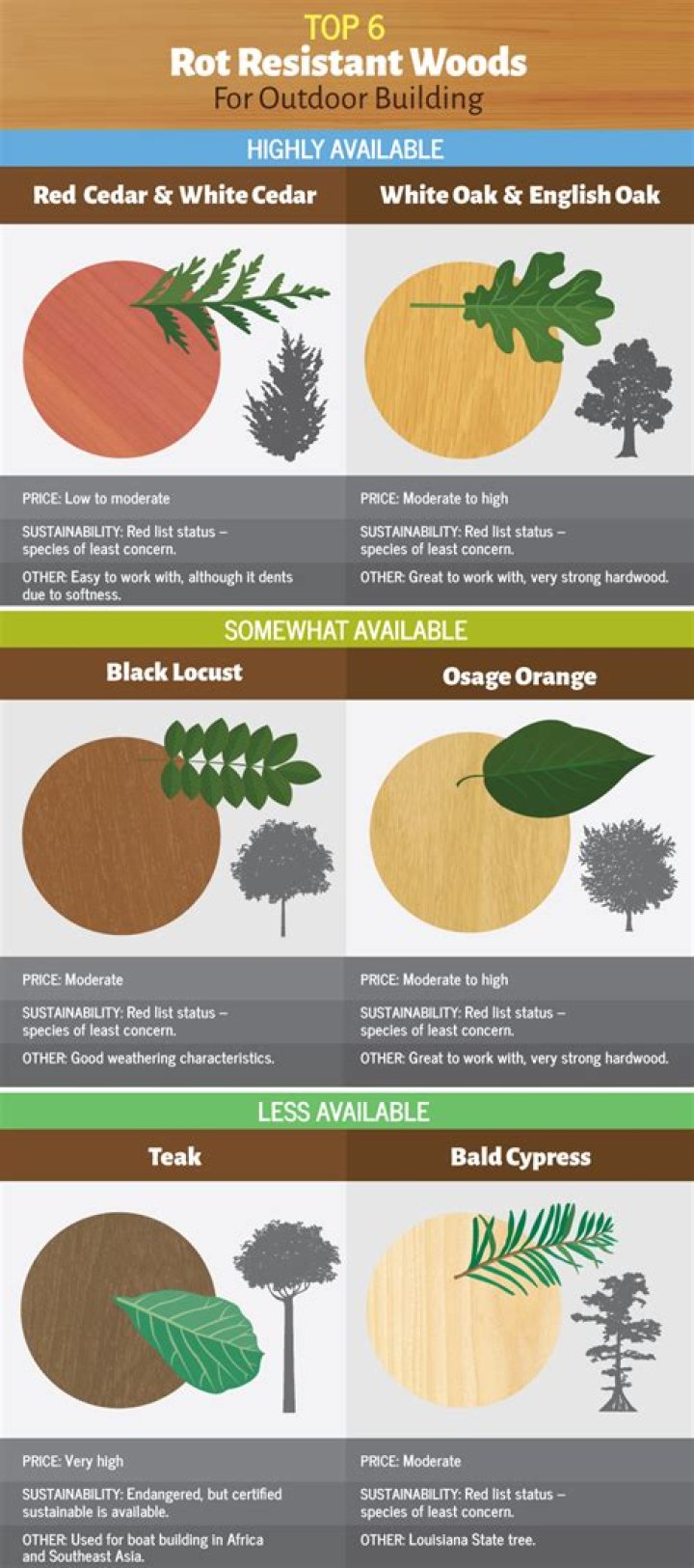 Which wood is more resistant decay
