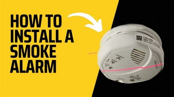 Who can install a smoke alarm?