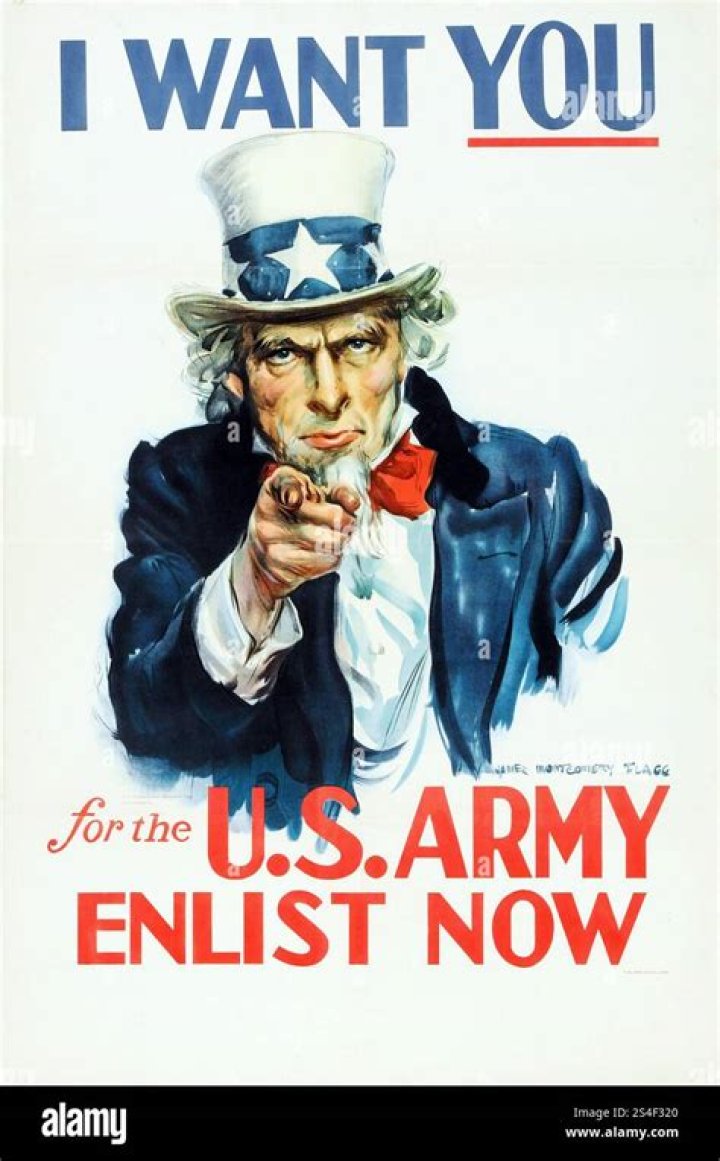 Who is on the poster I want you for US Army?