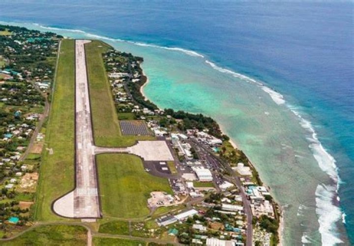 Who owns Rarotonga airport?