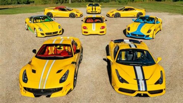 Who owns the largest collection of Ferraris?