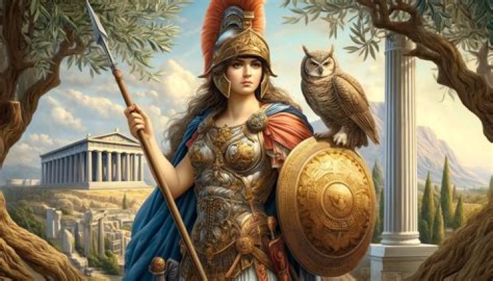 Who was Athena's half brother?