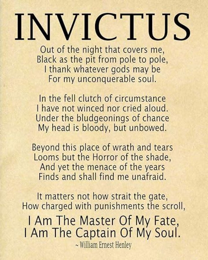 who wrote invictus