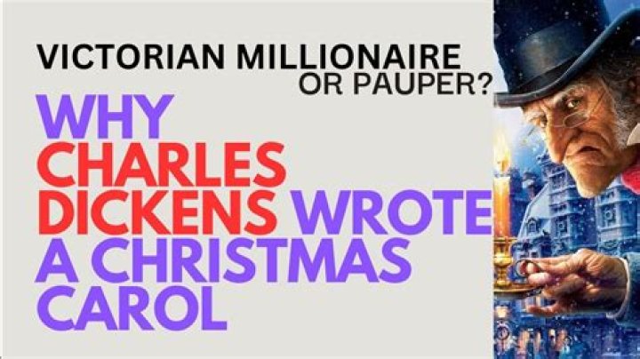 Why did Charles Dickens write a Christmas carol