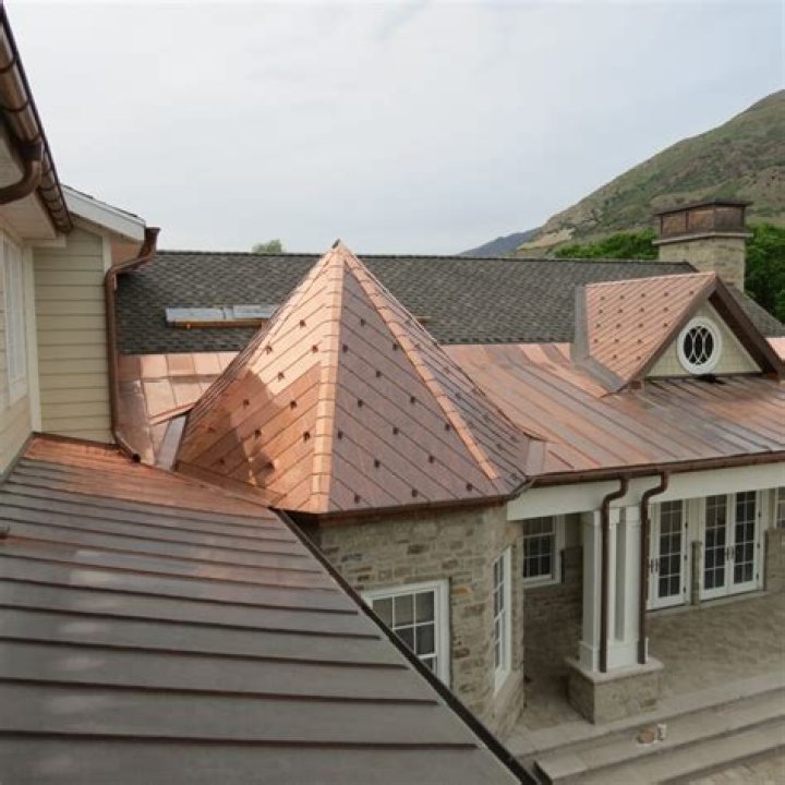 Why do architects use copper roofs