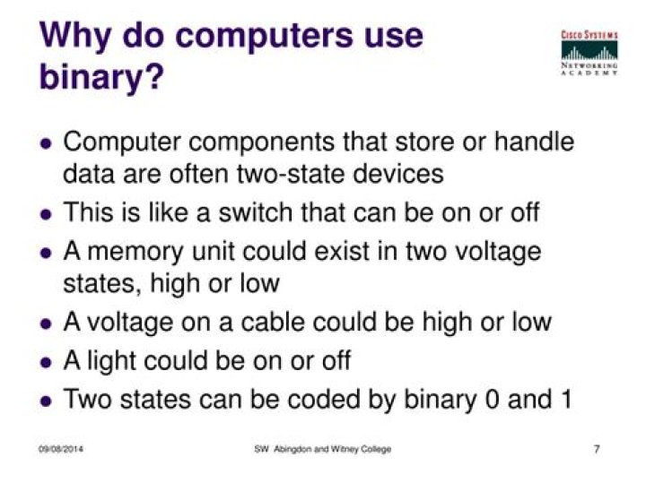 why do computers use binary