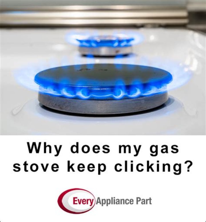 Why does my Jenn Air stove keep clicking