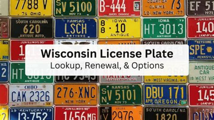 wisconsin license plate renewal