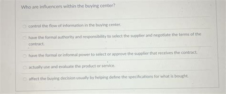 “within the buying center