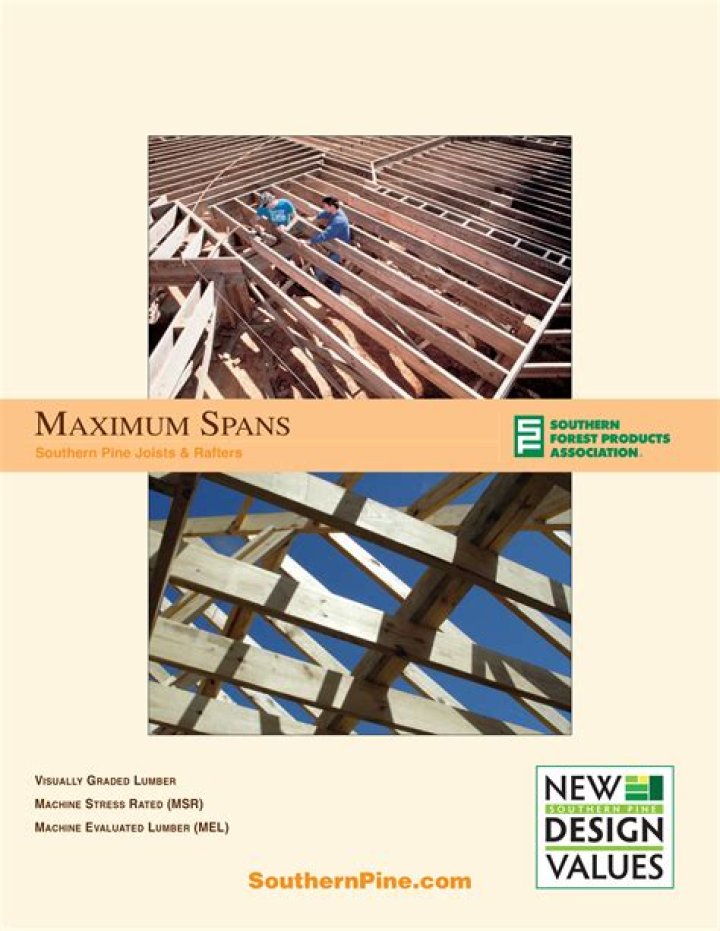 wood beams spans