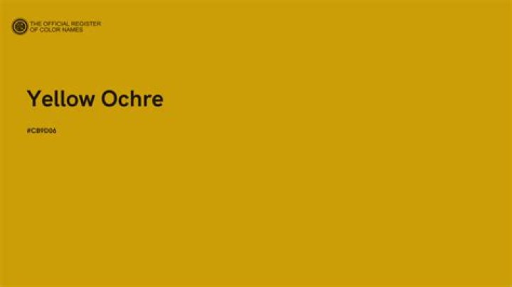 yellow ochre