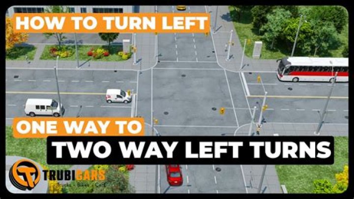 you are making a left turn from a two way