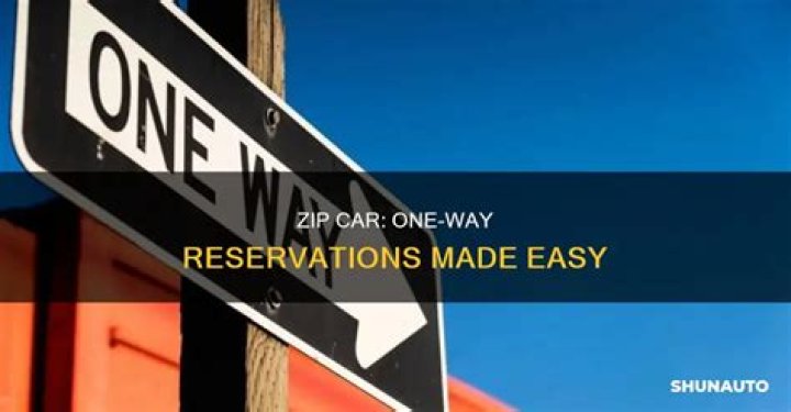 zip car one way